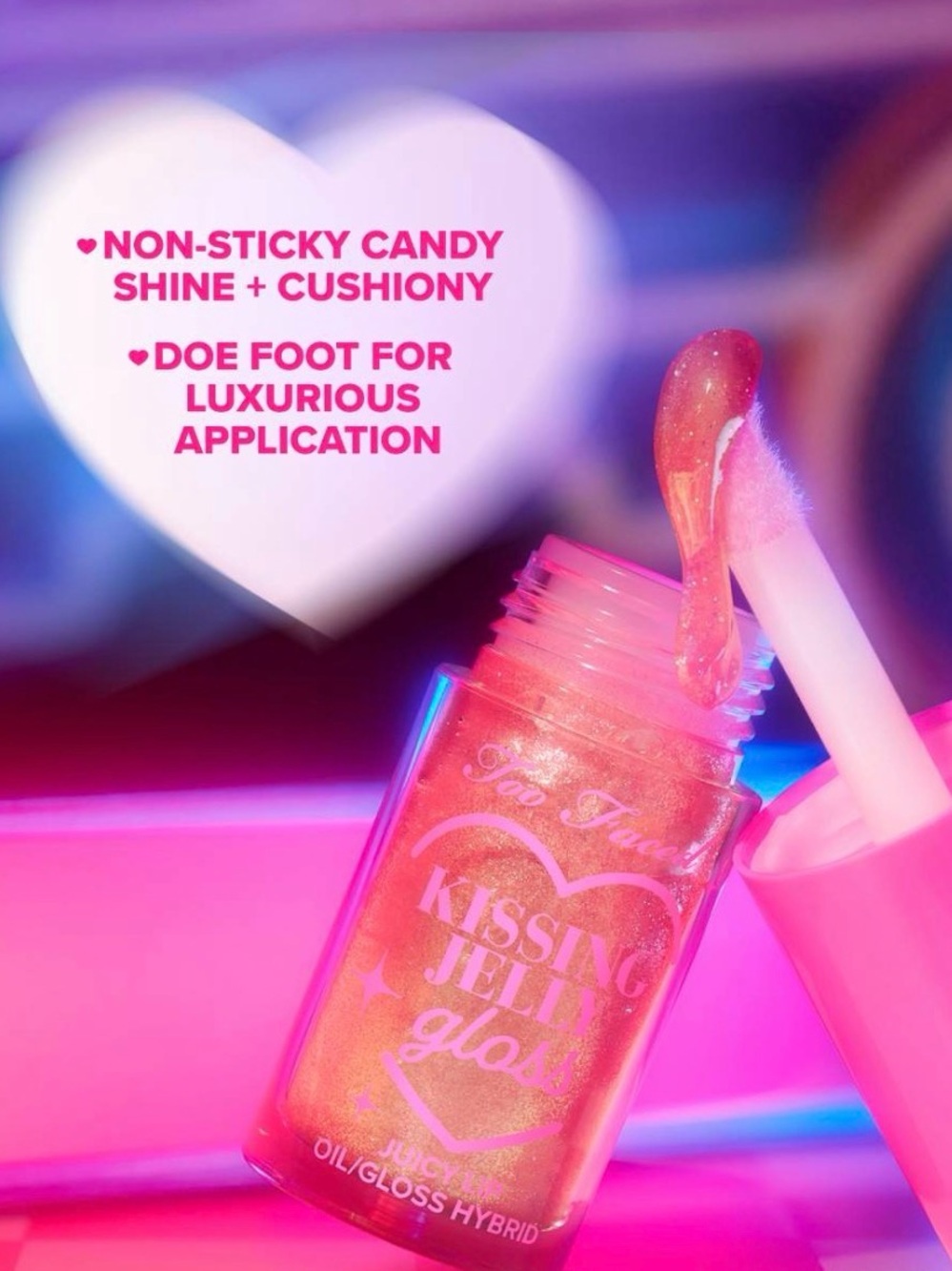Too Faced Kissing Jelly Gloss in Kissably Delicious Pina Colada - Picture 6 of 13